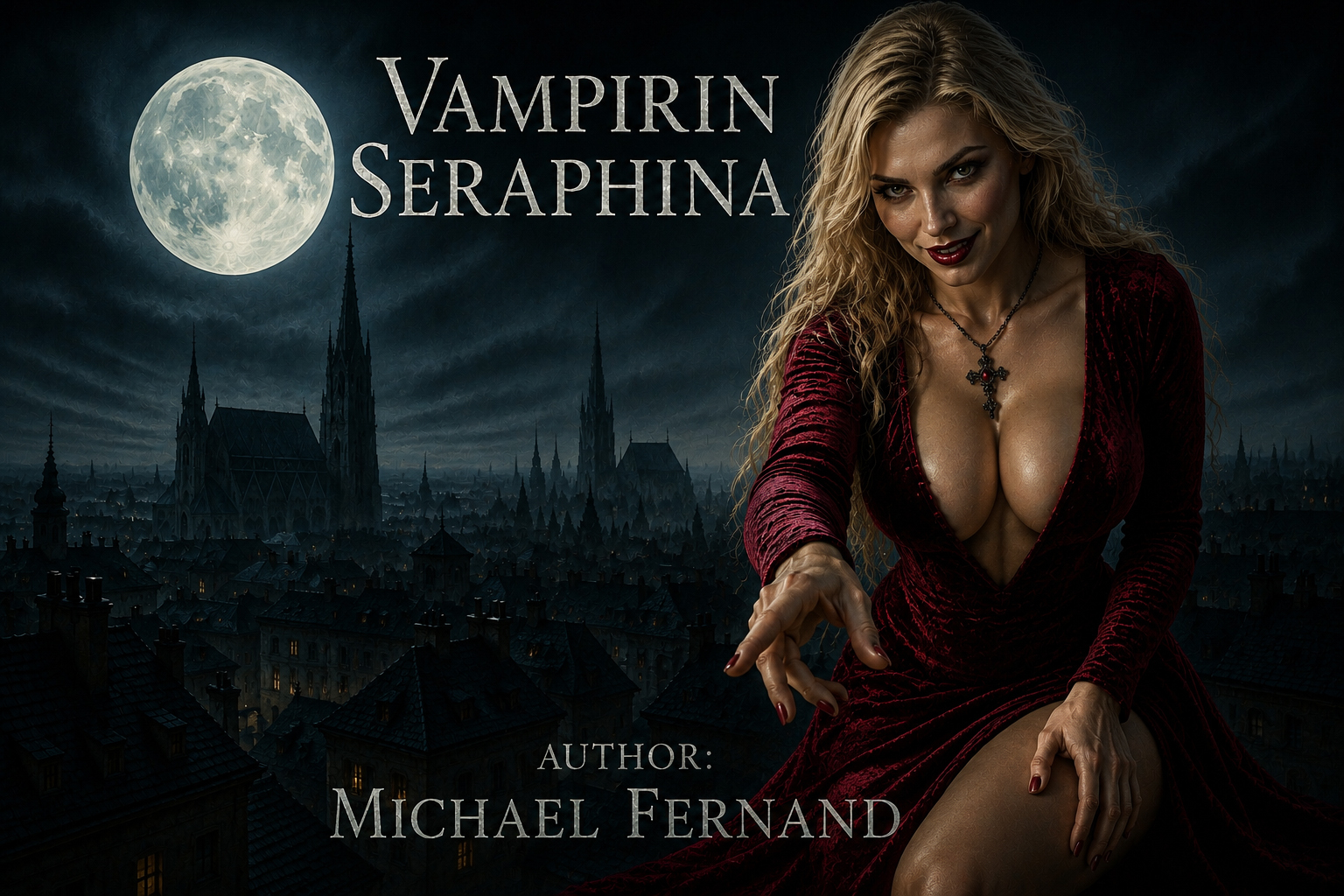 Vampirin Seraphina über Wien im Vollmondschein!